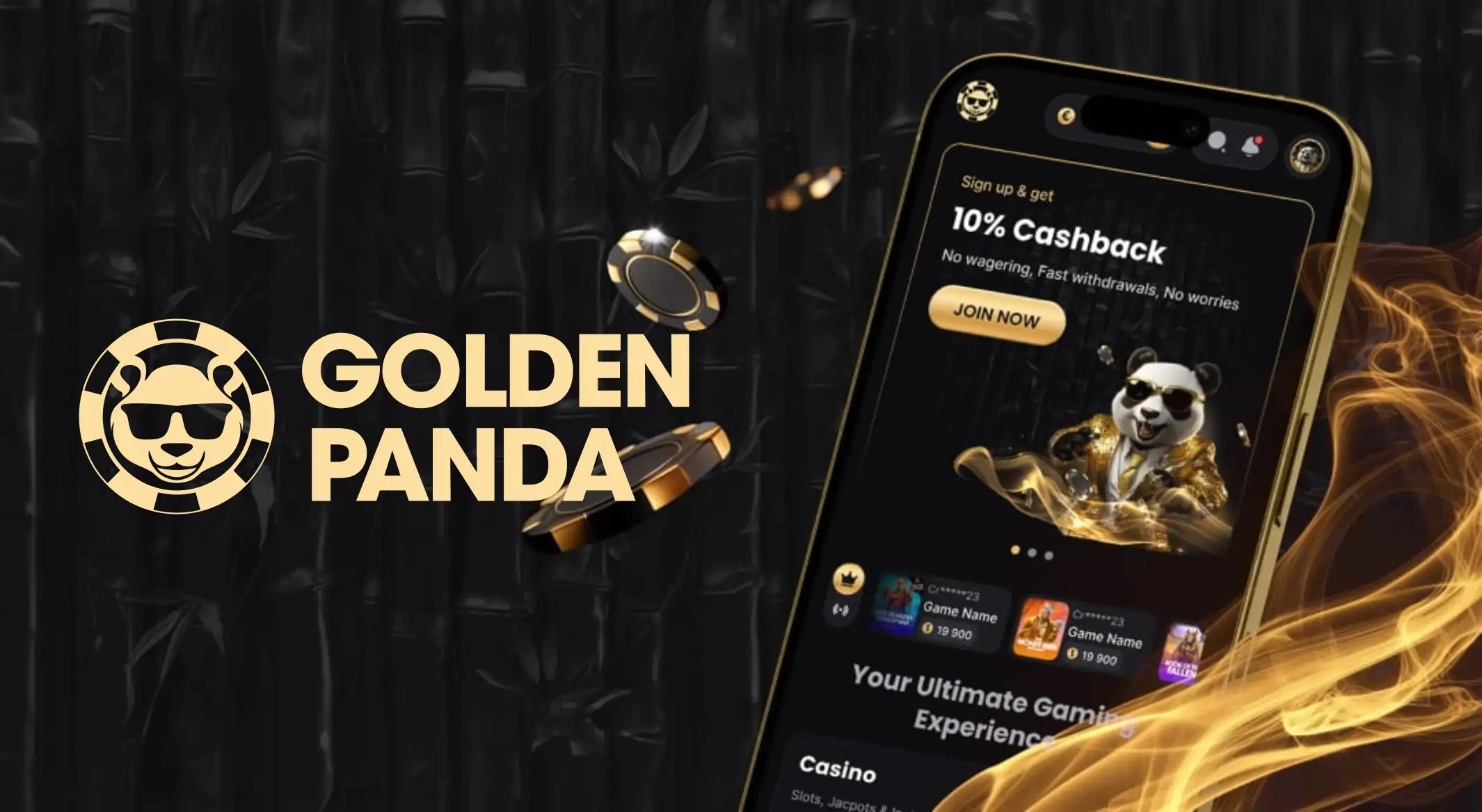 GoldenPanda Casino App-Screenshot